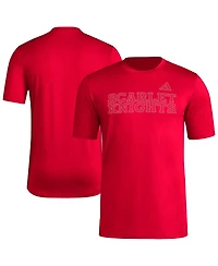 Adidas Men's Scarlet Rutgers Knights Locker Local Impression T-Shirt