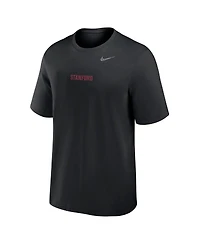 Nike Men's Black Stanford Cardinal Primary Statement Two-Hit Performance T-Shirt