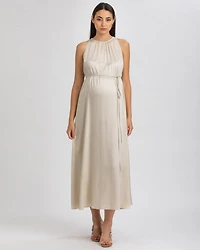 Pietro Brunelli Maternity Maternity Sleeveless Satin-Touch Special Occasions Clarissa Dress