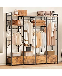 Garment Racks and Storage Shelves, Heavy Duty Clothes Rack