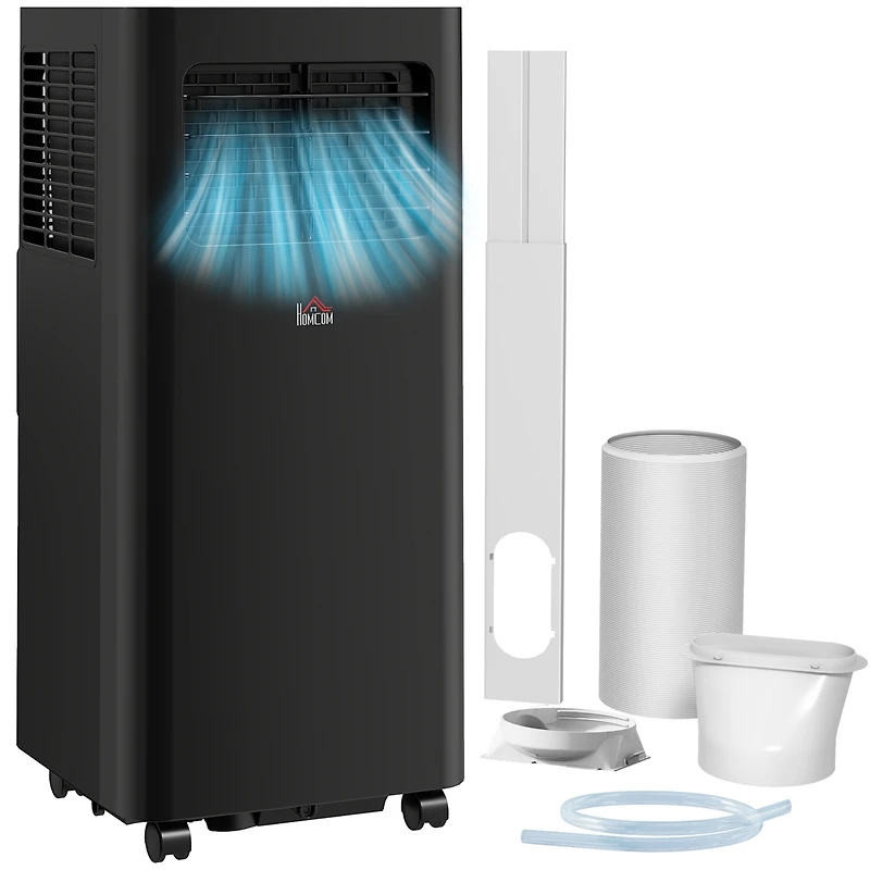 Homcom 8000 Btu Window Portable Air Conditioner with Timer On/Off,