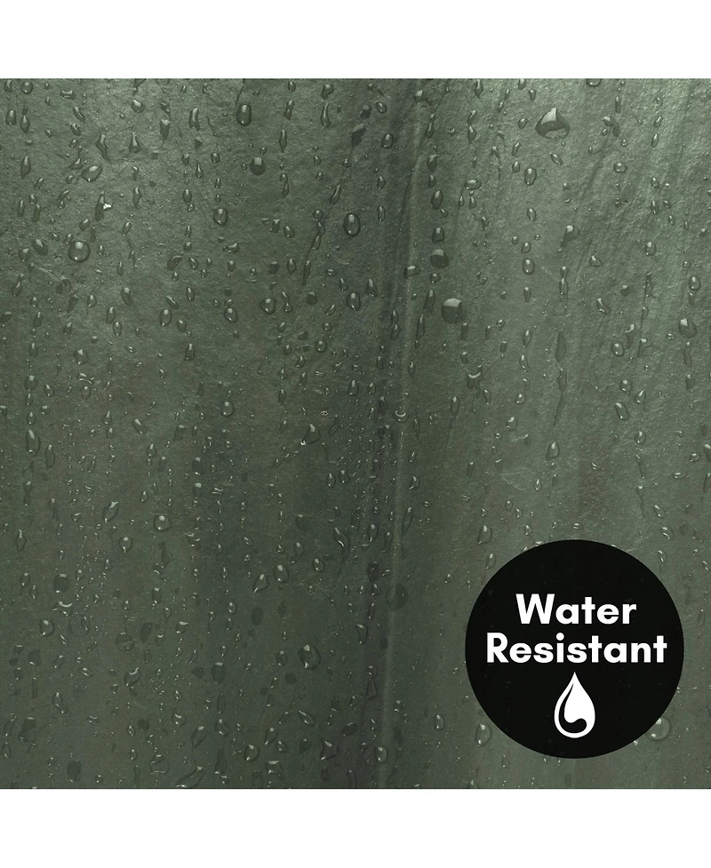 Americanflat 71x74 Solid Green Shower Curtain - Water Resistant - Polyester Fabric