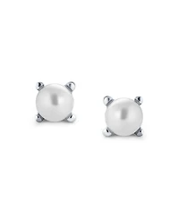 Bling Jewelry Minimalist Tiny 0.25CTW Cz Cubic Zirconia Solitaire Cartilage Stud Earrings .925 Sterling Silver Screw back