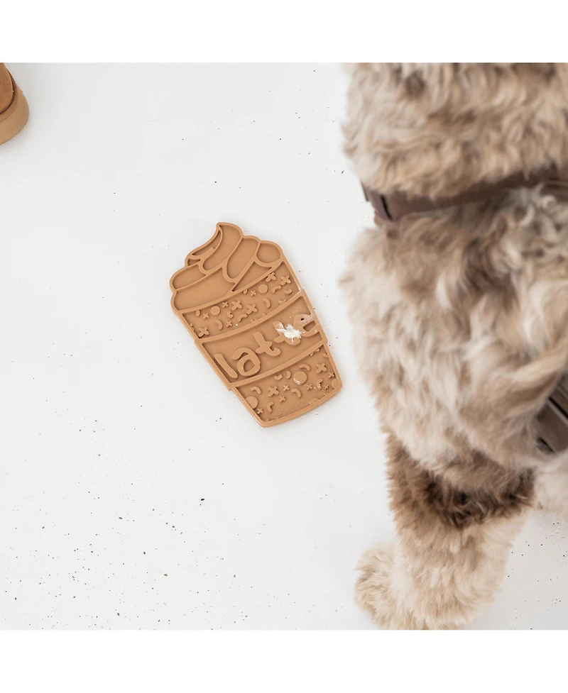 Enrichment Lick Mat: Pup-accino