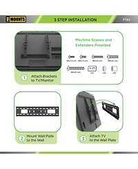 ProMounts Tilt Tv Wall Mount for TVs 42"