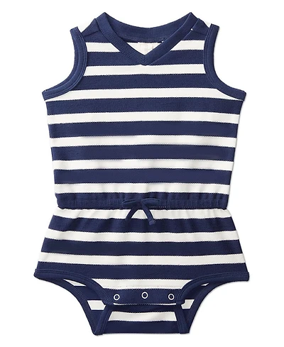 MeMoi Baby Boys Terry Striped Romper