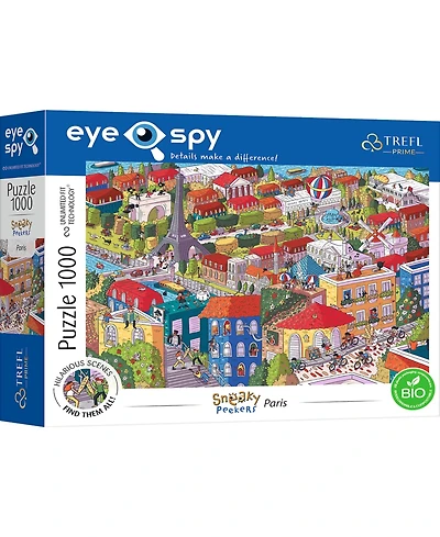 Trefl Prime Eye Spy 1000 Piece Puzzle - Sneaky Peakers: Paris