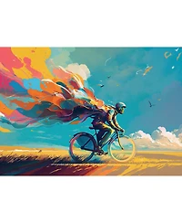 Trefl Red 1000 Piece Puzzle - Bicycle Rider