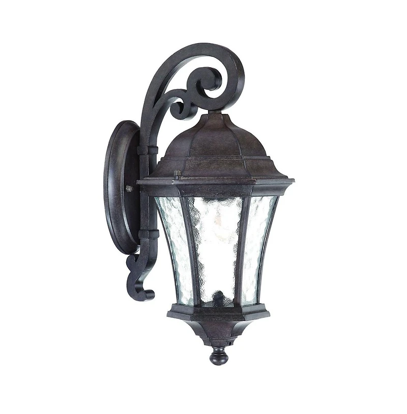 Tapered Hanging Lantern Wall Light for Porch and Entryway Decor