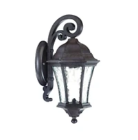 Tapered Hanging Lantern Wall Light for Porch and Entryway Decor