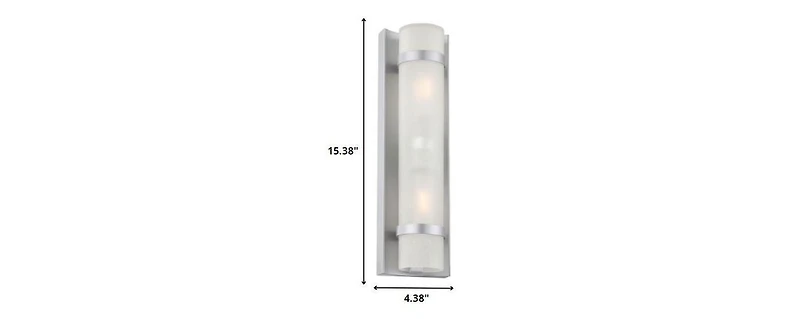 Modern Glass Wall Sconce for Living Room and Entryway Decor