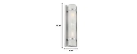 Modern Glass Wall Sconce for Living Room and Entryway Decor