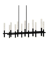 Cwi Lighting 48" Metal Dragonswatch Integrated Led Island Pool Table Light