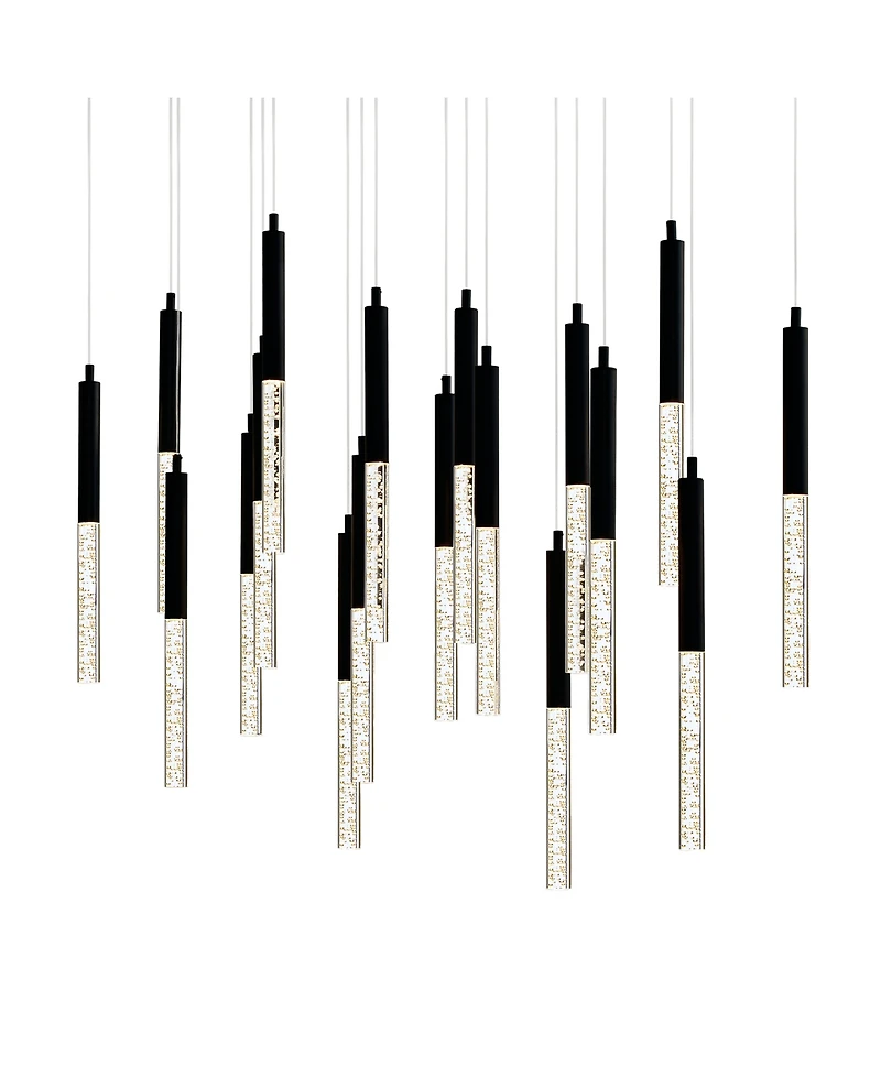 Cwi Lighting 48" Metal Dragonswatch Integrated Led Chandelier