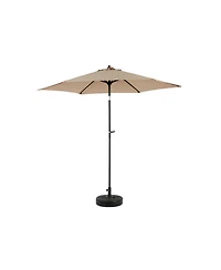 Streamdale 9ft Outdoor Patio Umbrella, Tilt & Crank, Khaki (Base Not Included)