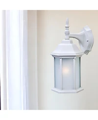 Swing Arm Wall Light with Frosted Glass – Elegant Fixture for Home & Office