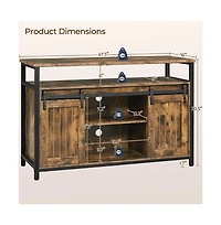 Yaheetech 47.5in Industrial Tv Storage Cabinet for 55-inch Tv