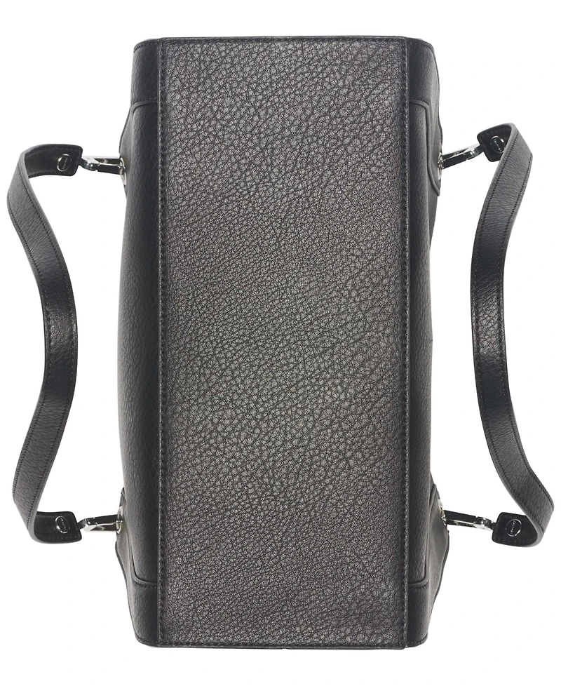 Calvin Klein Garnet Triple Small Compartment Tote Bag