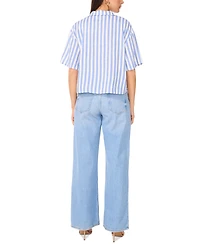 Vince Camuto Women's Cropped Button-Down Shirt