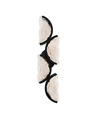 Cwi Lighting 28" Metal Moon Integrated Led Wall Light