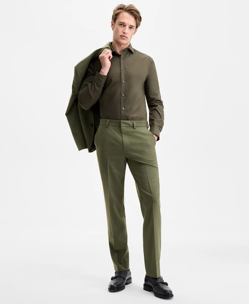 Hugo by Boss Men's Modern-Fit Solid Suit Pants