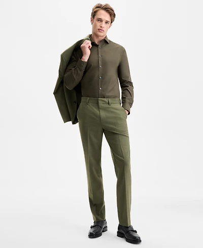 Hugo by Boss Men's Modern-Fit Solid Suit Pants