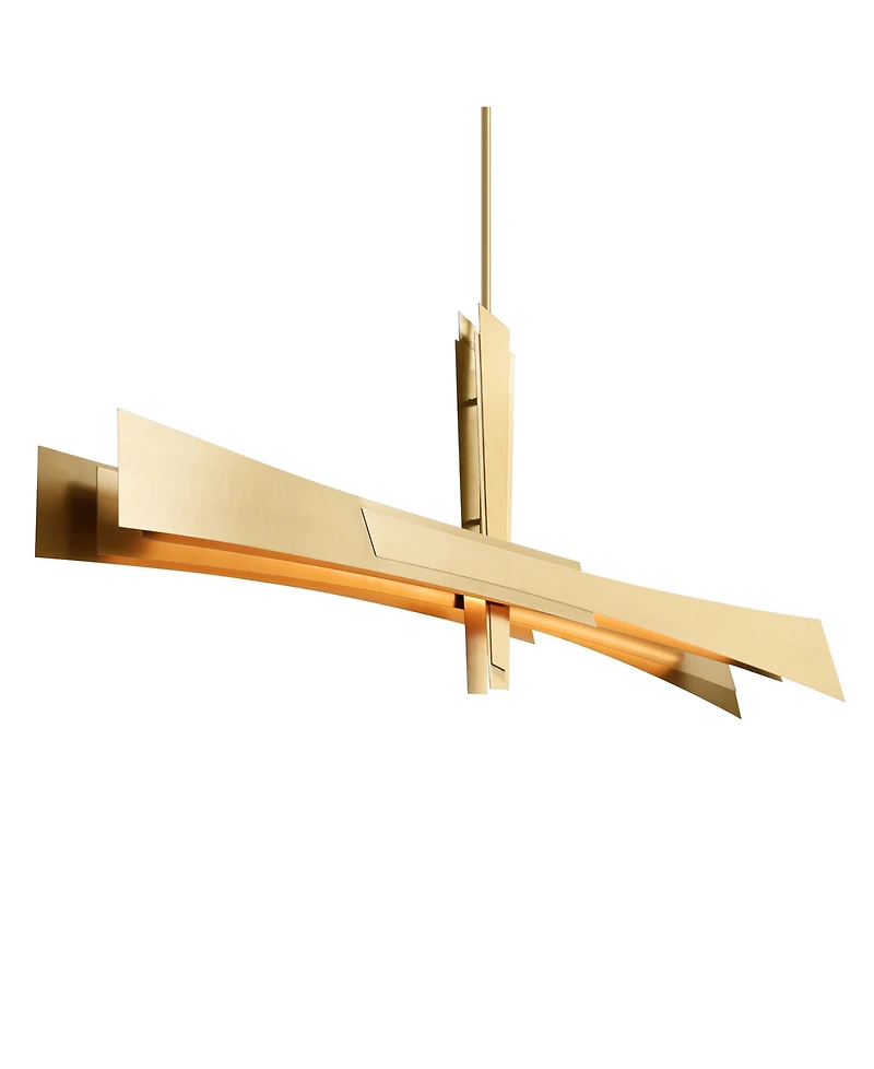 Cwi Lighting 23" Metal Solara Integrated Led Chandelier