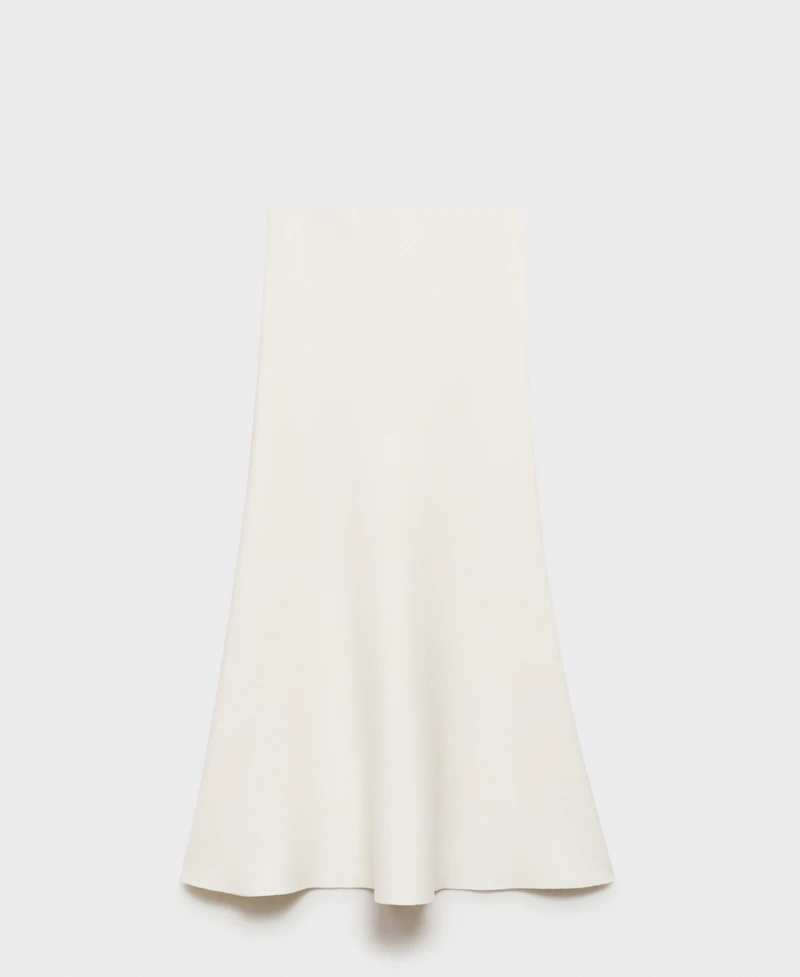 Mango Women's Flared Knitted Skirt
