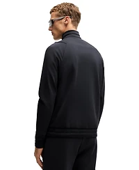 Boss by Hugo Boss Men's Double B Monogram Zip-Neck Sweatshirt