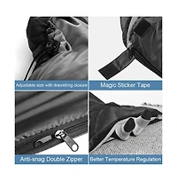 Sleeping Bags Adults Backpacking Lightweight Waterproof Cold Weather Bag Blue