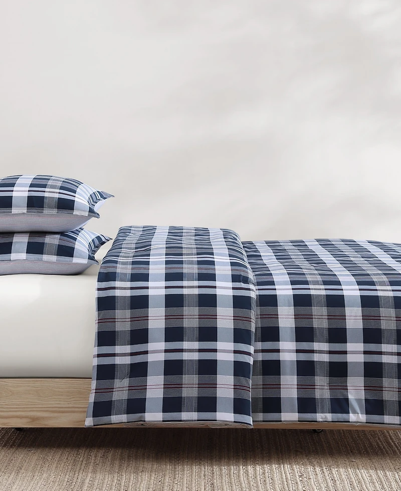 Tommy Hilfiger Dream Madras Cotton 2-Pc. Duvet Cover Set, Twin