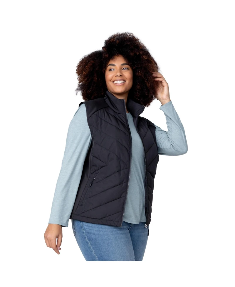 Free Country Plus Quilted Hybrid Vest