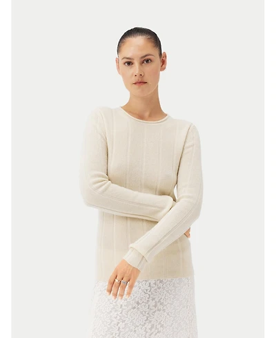 Gobi Cashmere Juniors' C-Neck Sweater
