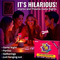 Quokka Family Board Games - Improv Card Game - Roleplay Games for Family Night - Fun Board Game for Kids and Adults