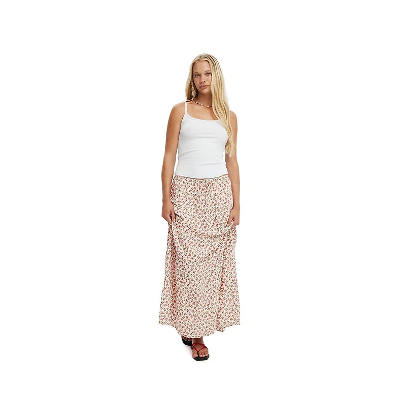Cotton On Women's Haven Multi Tiered Maxi Skirt