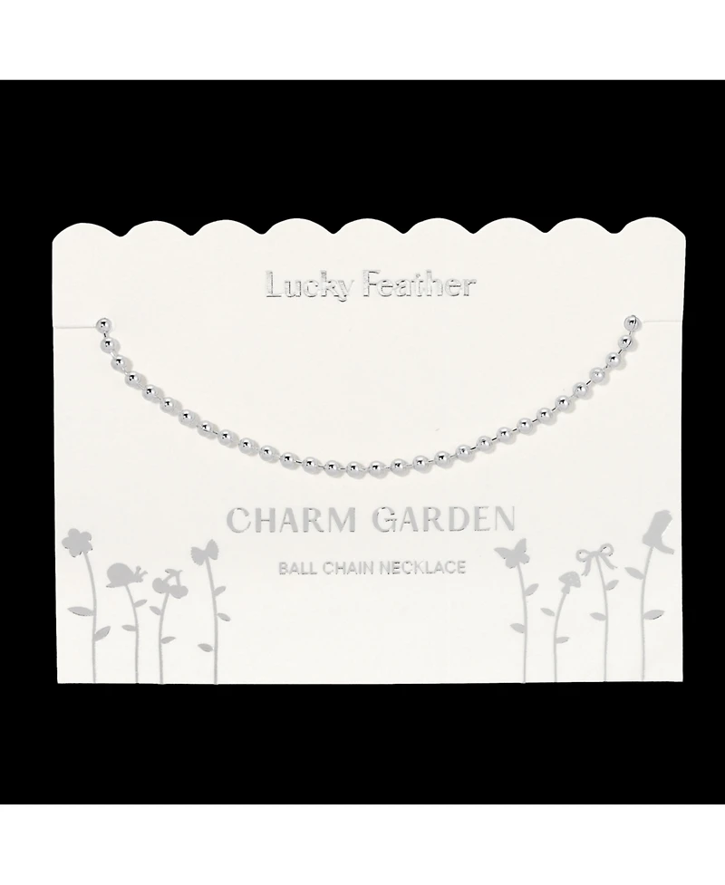 Lucky Feather Charm Garden - Silver