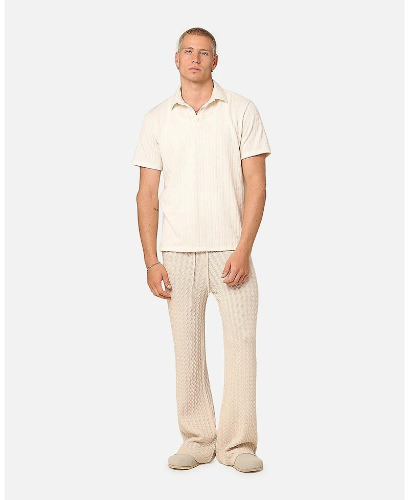 Xxiii Men's Slouch Wide Leg Knit Pants
