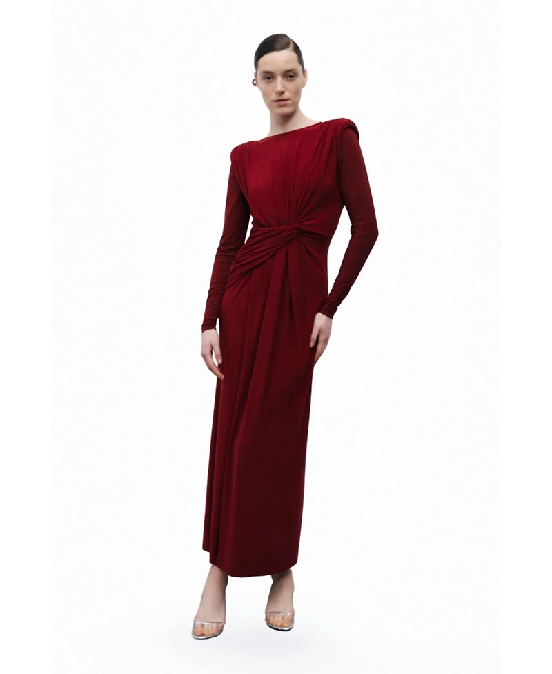 Nocturne Women's Maxi Dress with Twirl Detail