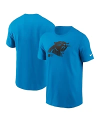 Nike Men's Blue Carolina Panthers Faded Essential T-Shirt