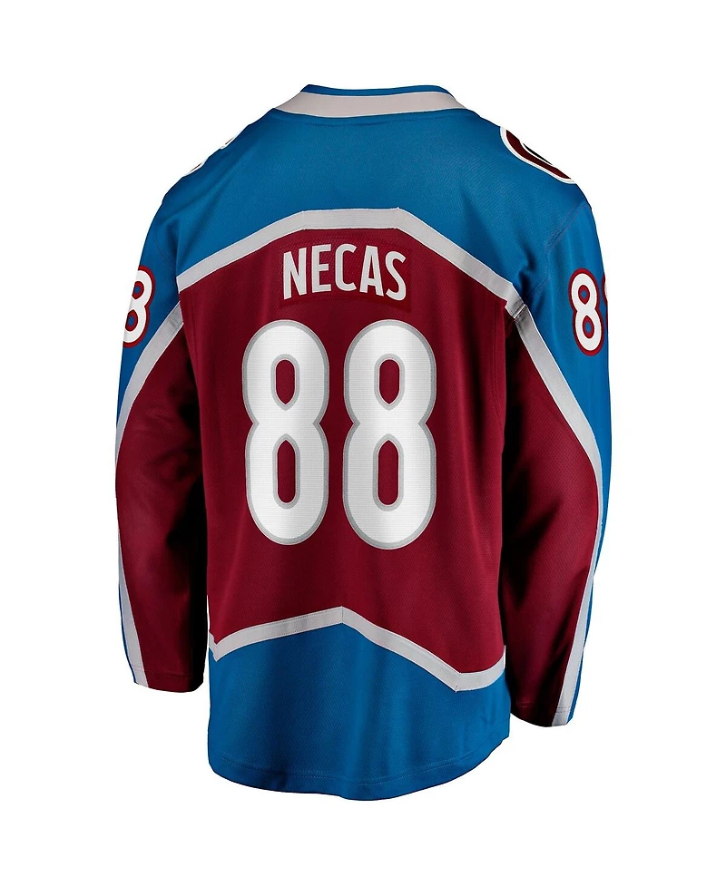 Fanatics Men's Martin Necas Burgundy Colorado Avalanche Breakaway Player Jersey