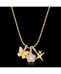 Lucky Feather Charm Garden - Gold