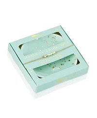 Lucky Feather Bracelet + Dish Set - Splash