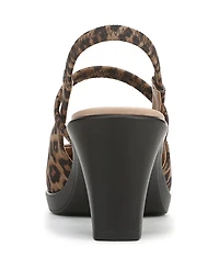 LifeStride Women's Evoke Block Heel Slingback Pumps