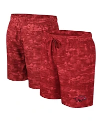 Colosseum Men's Cardinal Arkansas Razorbacks Ozark Swim Shorts