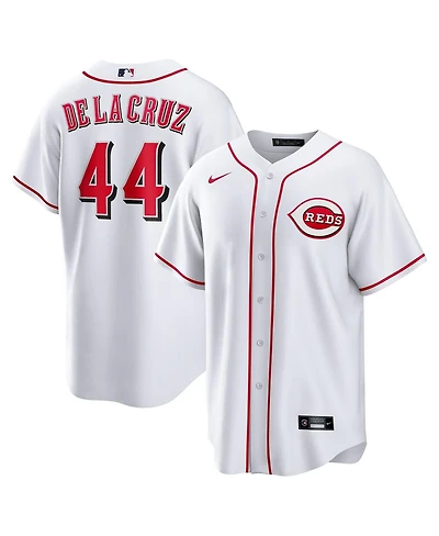 Nike Men's Elly De La Cruz White Cincinnati Reds Home Replica Jersey