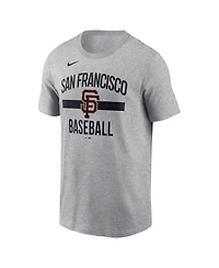 Nike Men's Heather Gray San Francisco Giants Arched T-Shirt