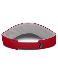 Nike Men's and Women's Scarlet Ohio State Buckeyes 2025 Dugout Softball Ace Performance Adjustable Visor Hat