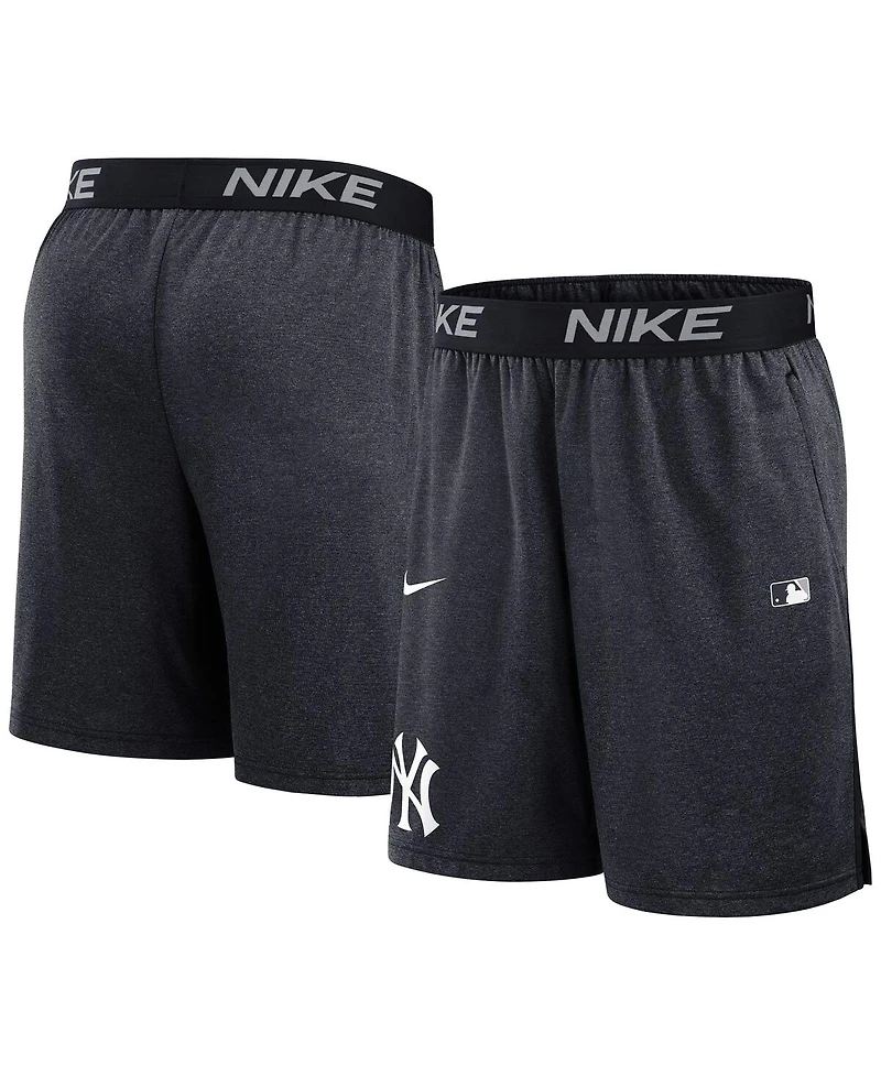 Nike Men's Navy New York Yankees Authentic Collection Performance Knit Shorts