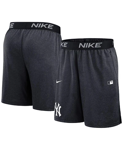 Nike Men's Navy New York Yankees Authentic Collection Performance Knit Shorts