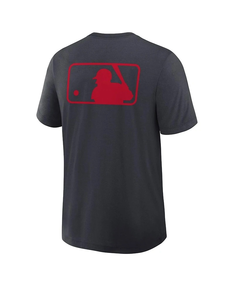 Nike Men's Navy Washington Nationals Authentic Collection Early Work Tri-Blend Performance T-Shirt